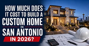 How Much Does It Cost to Build a Custom Home in San Antonio in 2026?